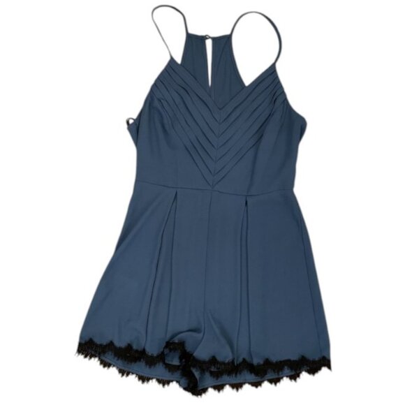 BCBGeneration blue sleeveless romper size 2 - Picture 3 of 11